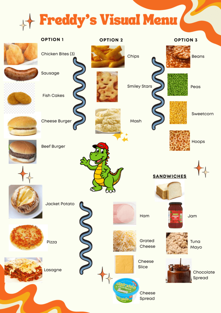 Playful Dragon Menu for Freddy's Kingdom